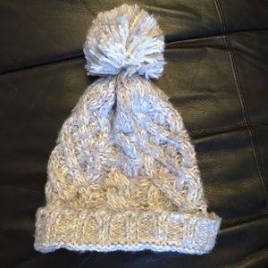 Hand knit beanie